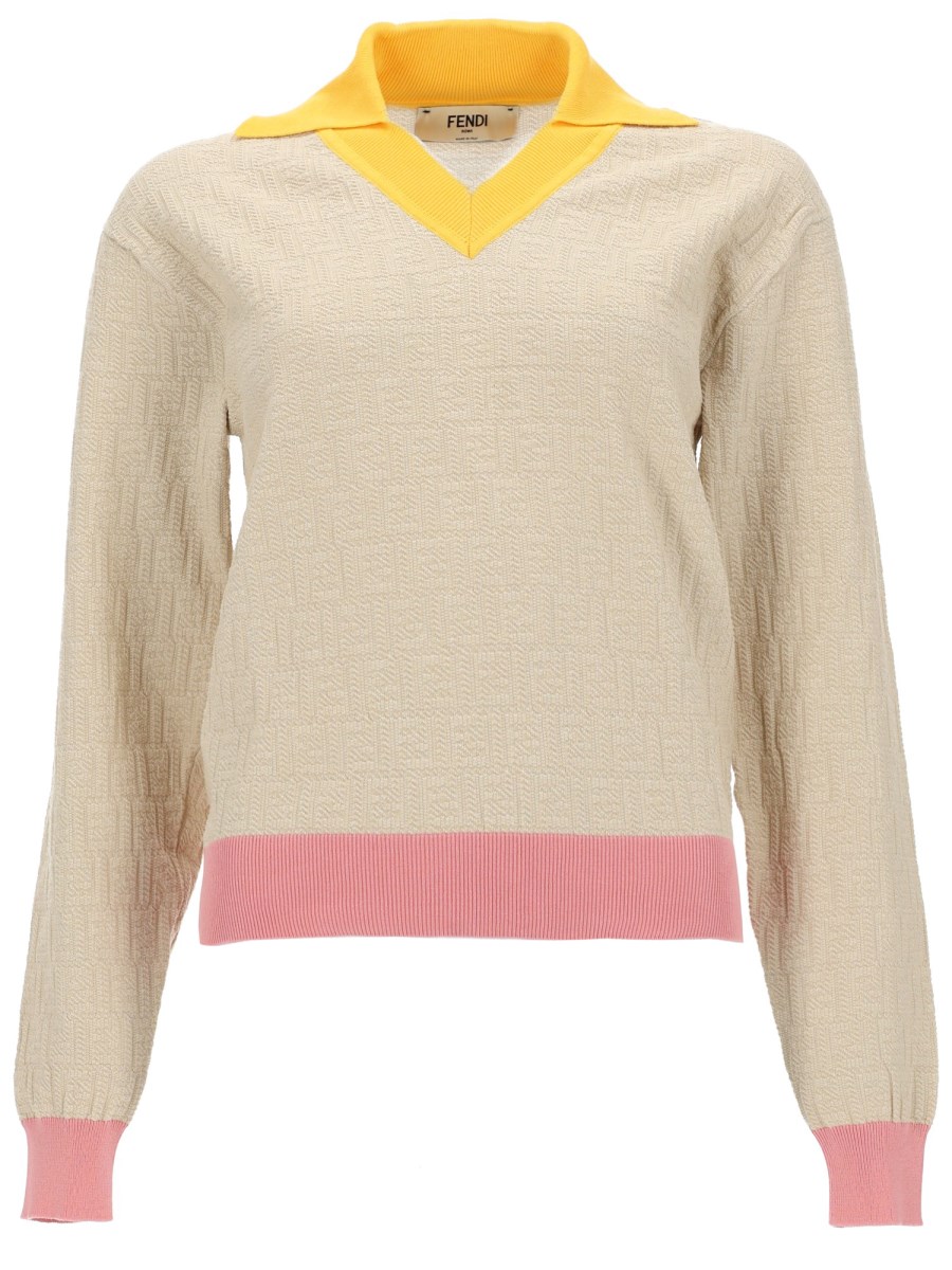 MAGLIA IN COTONE E SETA