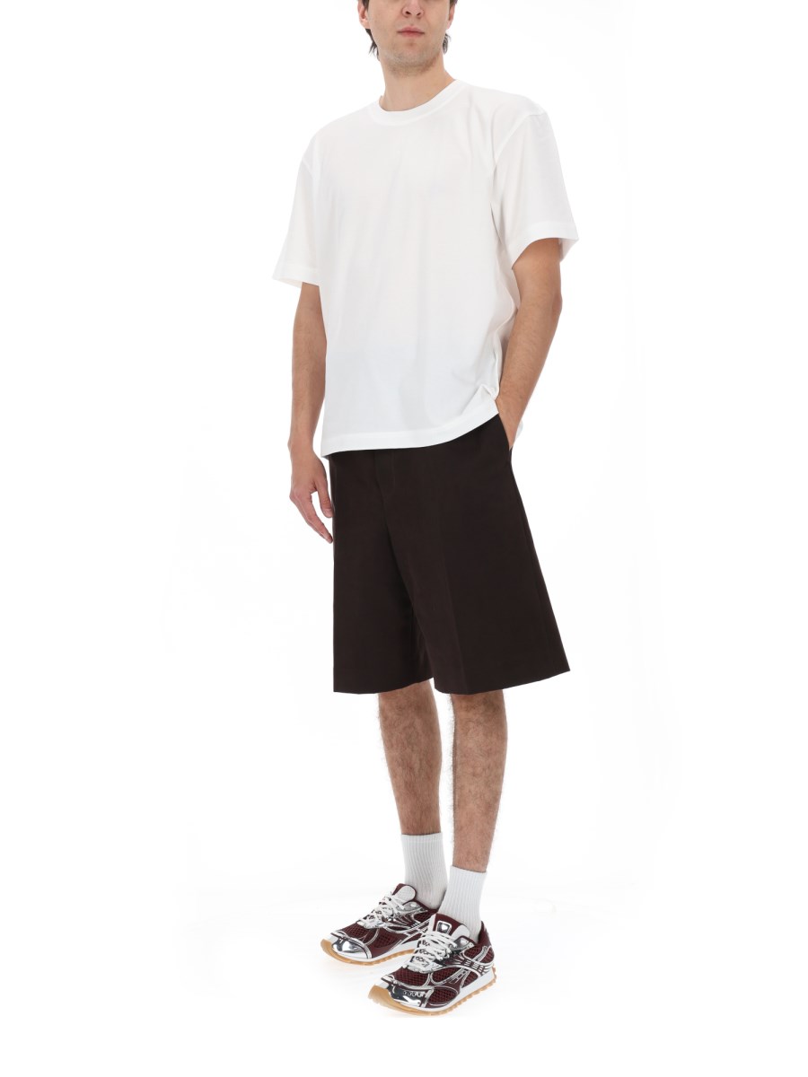 SHORTS IN GABARDINE DI COTONE