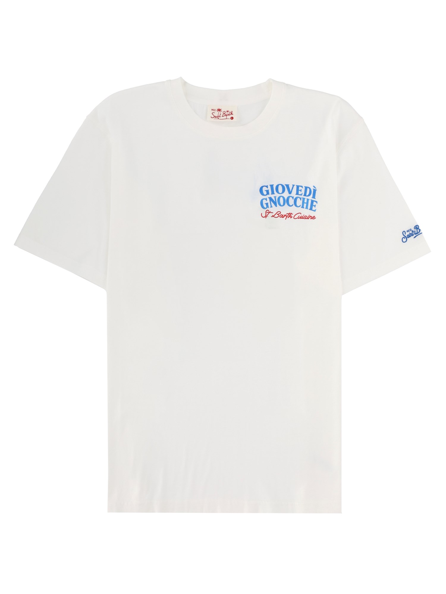 Mc2 Saint Barth T-shirt Con Stampa In White