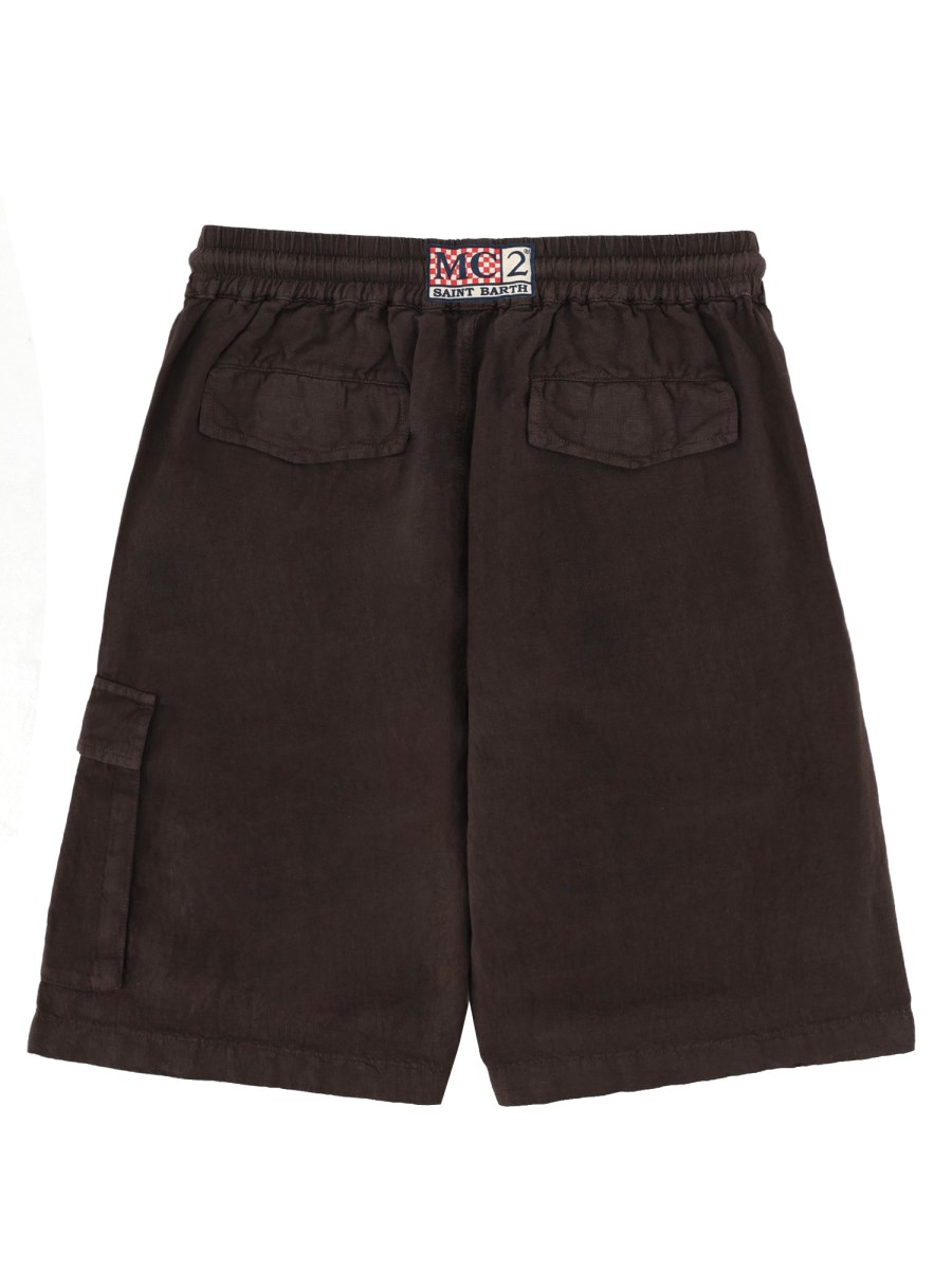 SHORTS IN LINO CON COULISSE