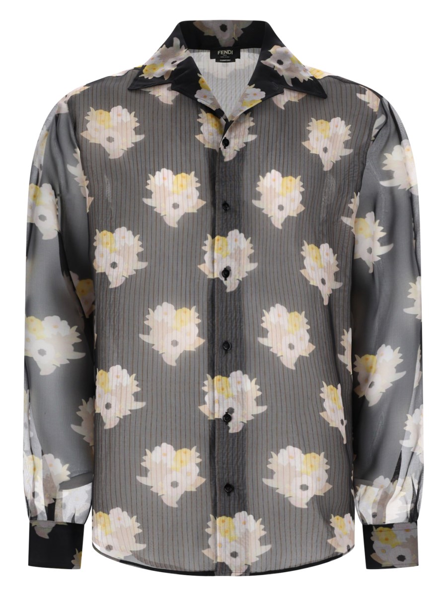 CAMICIA OVERSIZE IN SETA E COTONE