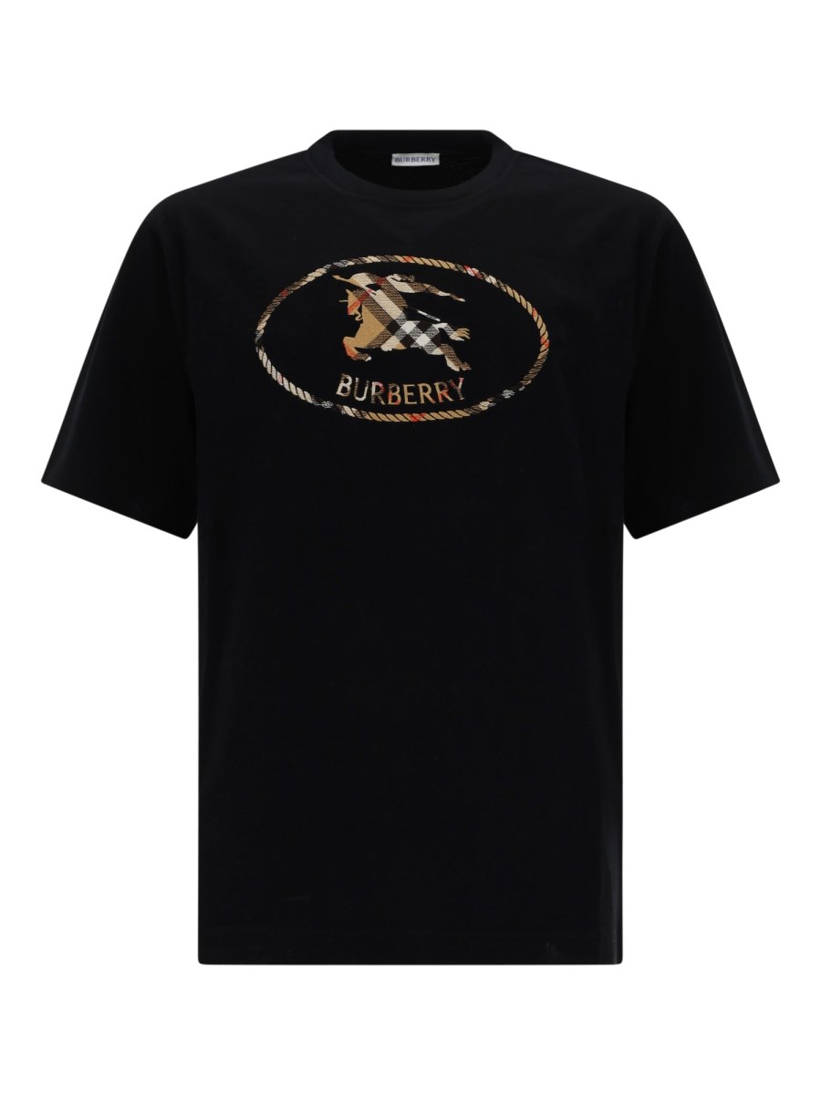 T-SHIRT CON LOGO CHECK