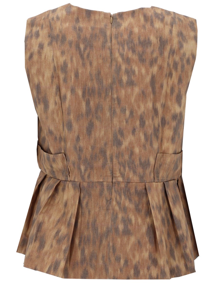 BLUSA IN COTONE CON STAMPA