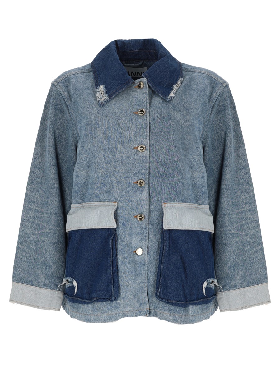 GIACCA IN DENIM PATCHWORK