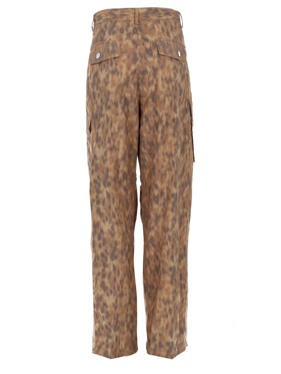 PANTALONE CARGO IN COTONE STAMPATO