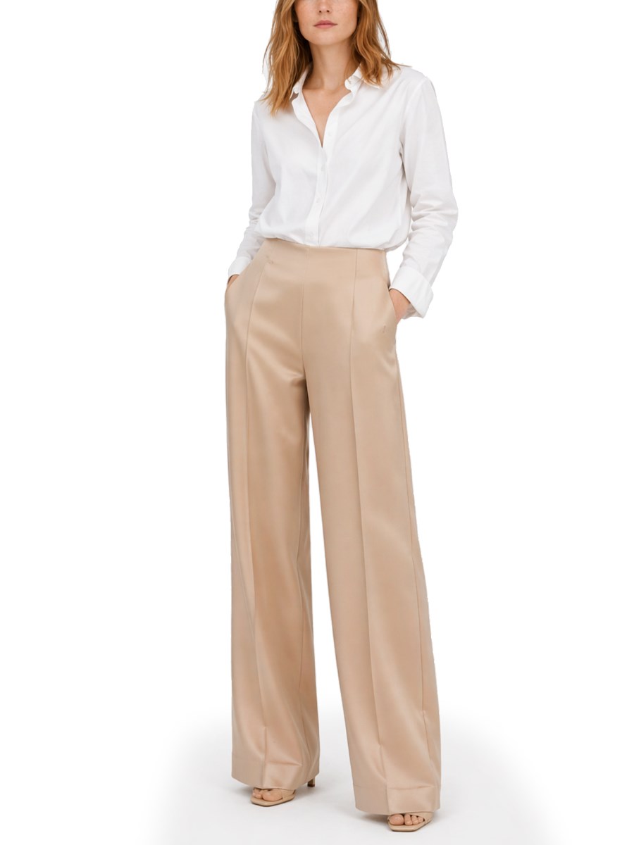 PANTALONE DRITTO IN SETA