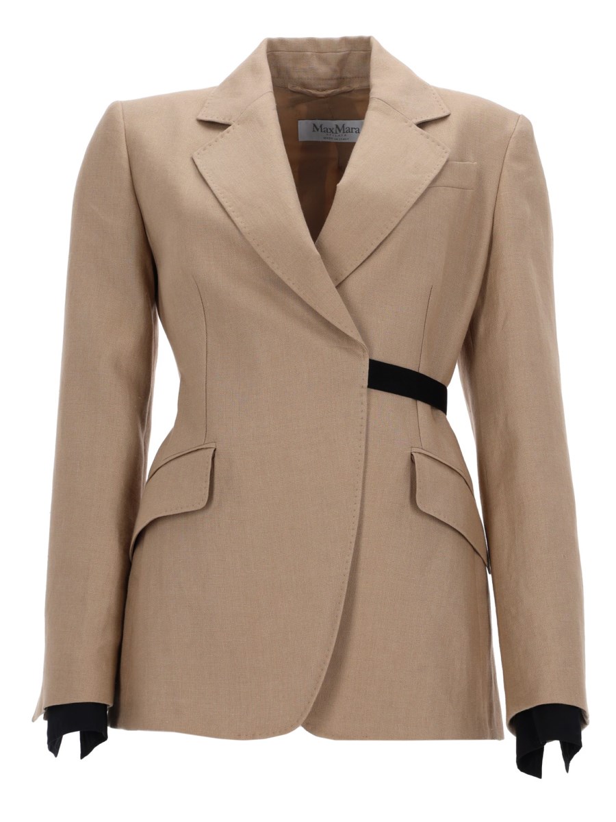 BLAZER DOPPIOPETTO FIONDA IN LINO