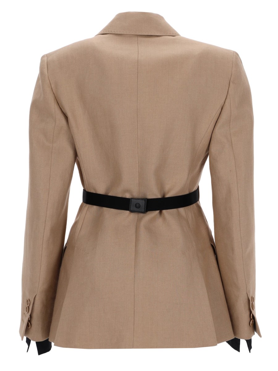 BLAZER DOPPIOPETTO FIONDA IN LINO