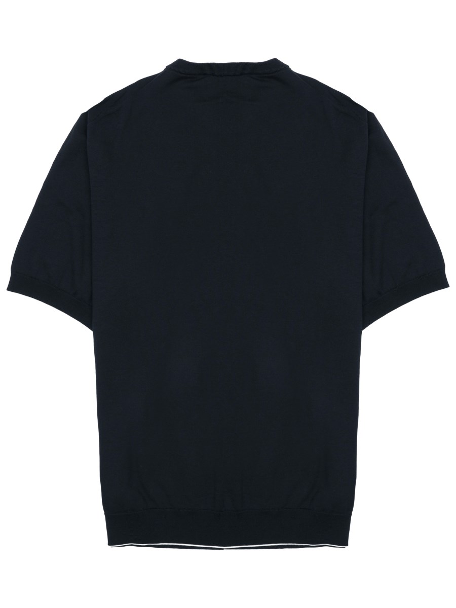 MAGLIA IN COTONE A MANICA CORTA