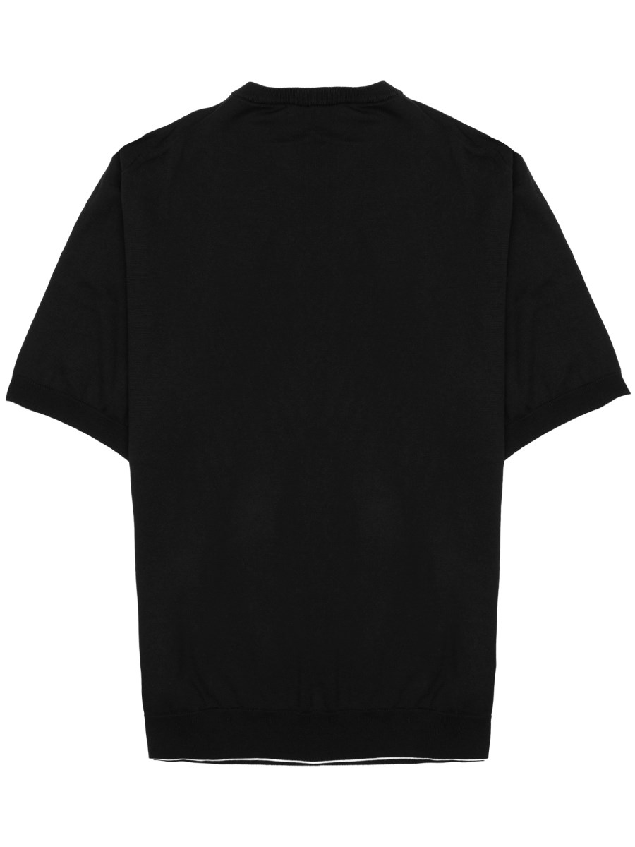 MAGLIA IN COTONE A MANICA CORTA