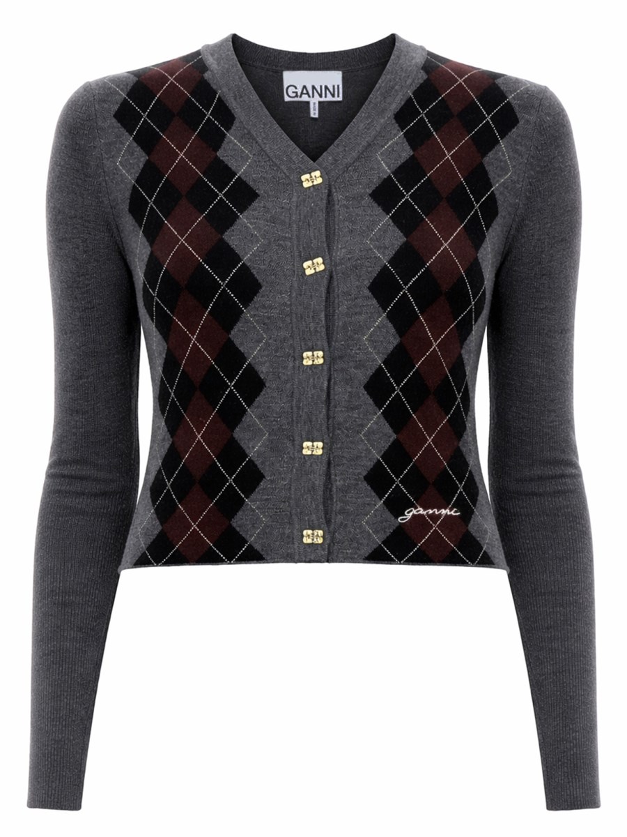 CARDIGAN IN LANA JACQUARD 