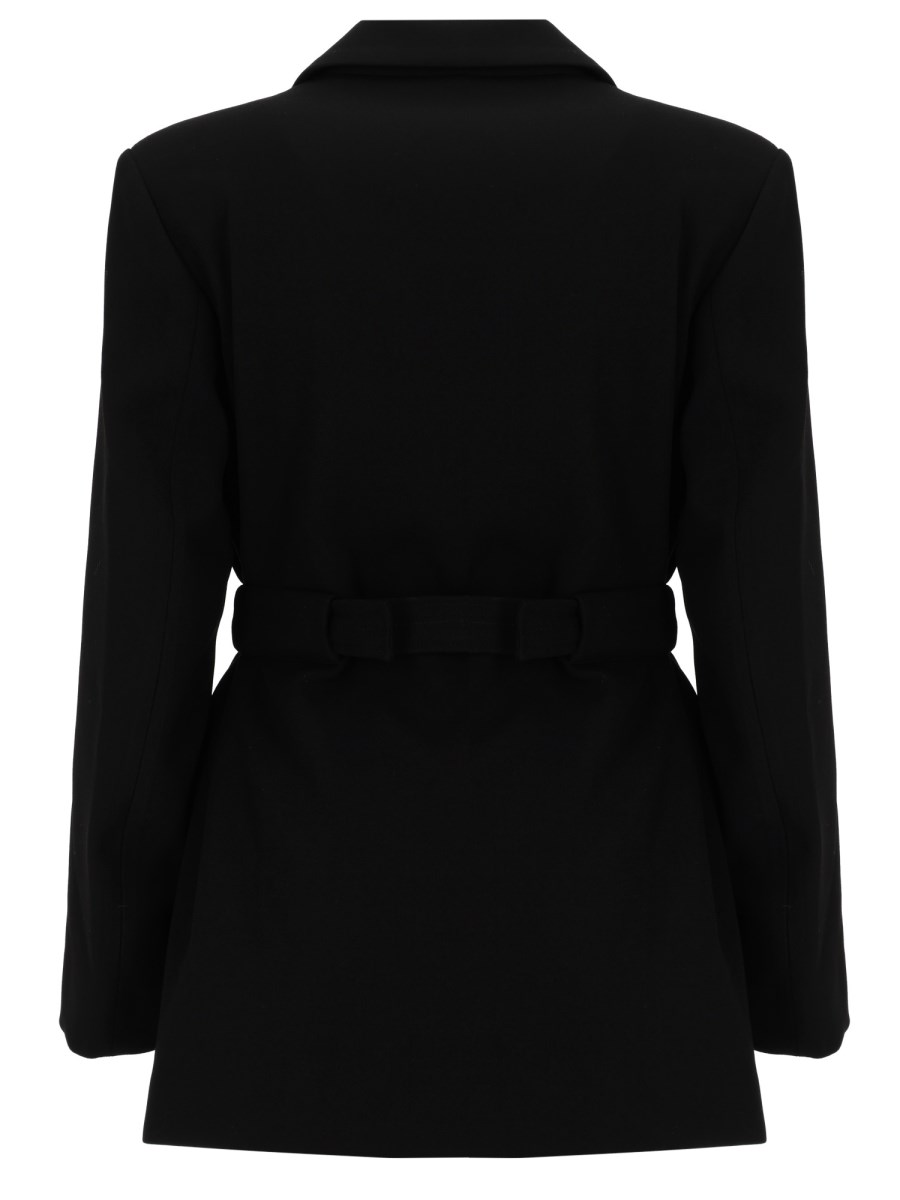 BLAZER IN CREPE CON CINTURA