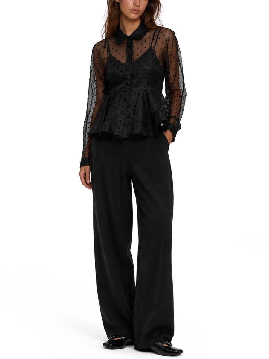 CAMICIA PEPLUM IN ORGANZA