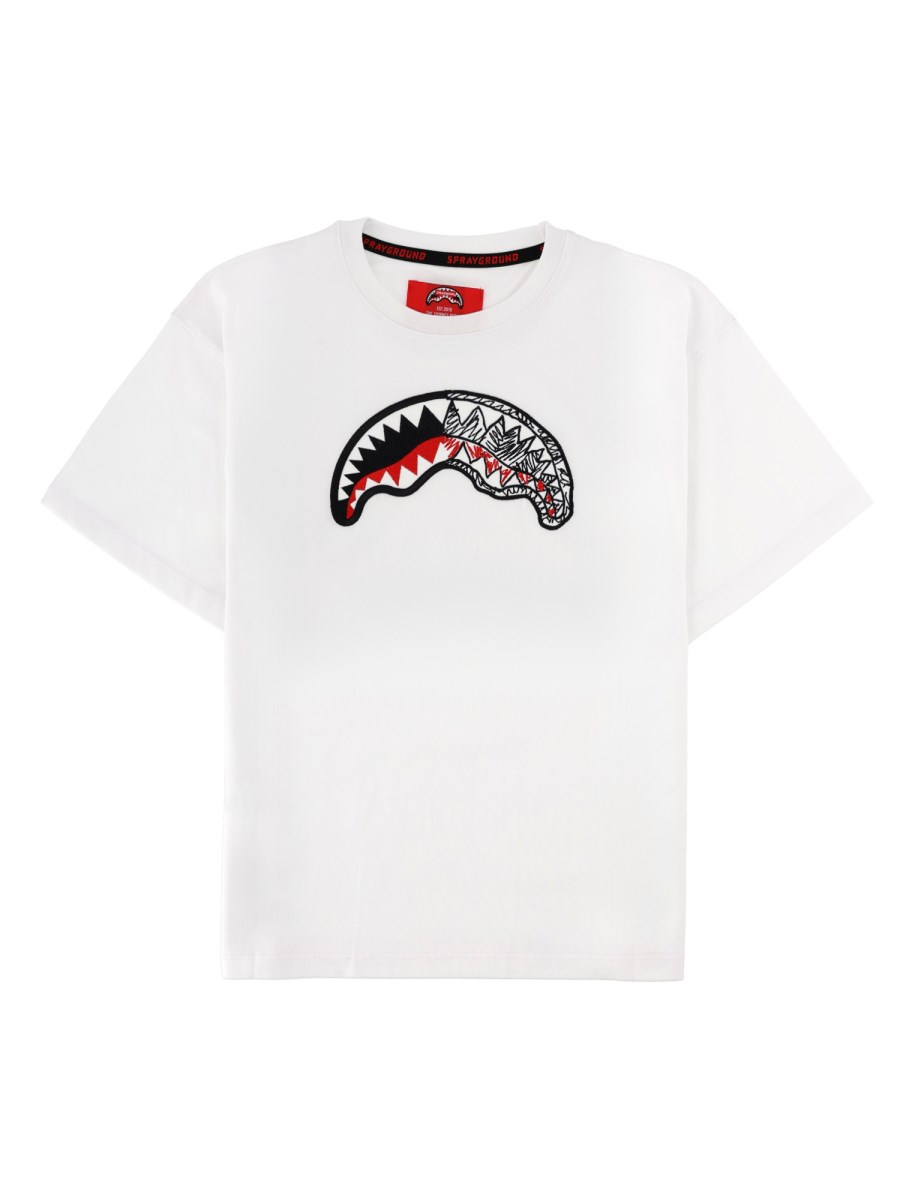 T-SHIRT CON STAMPA SHARK