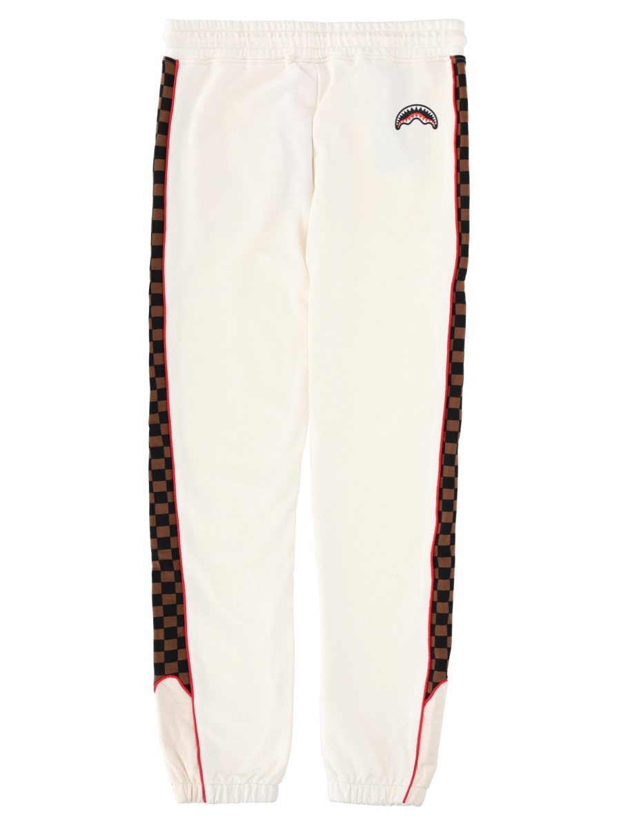 PANTALONE TRIPLE IN FELPA NON GARZATA