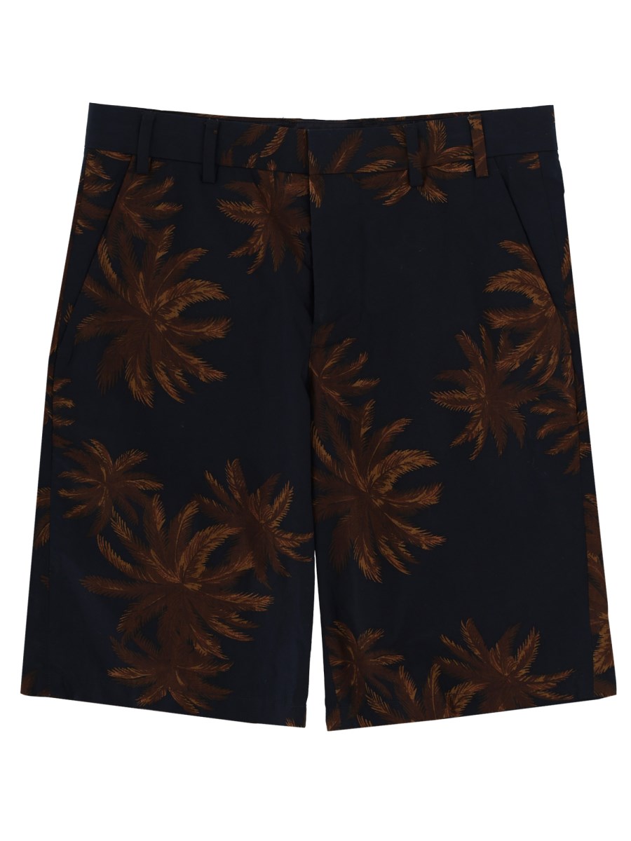 SHORTS IN COTONE CON STAMPA