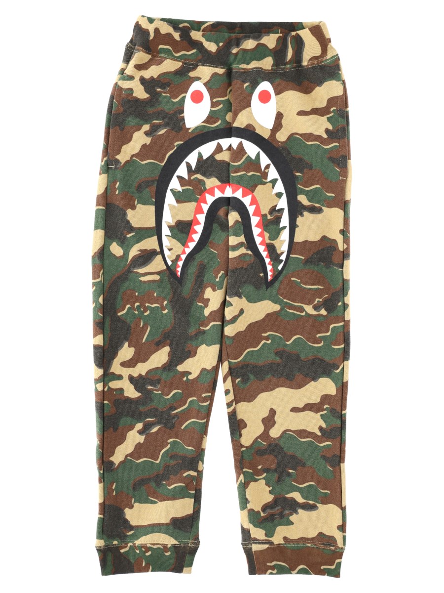 Pantaloni da jogger con stampa squalo