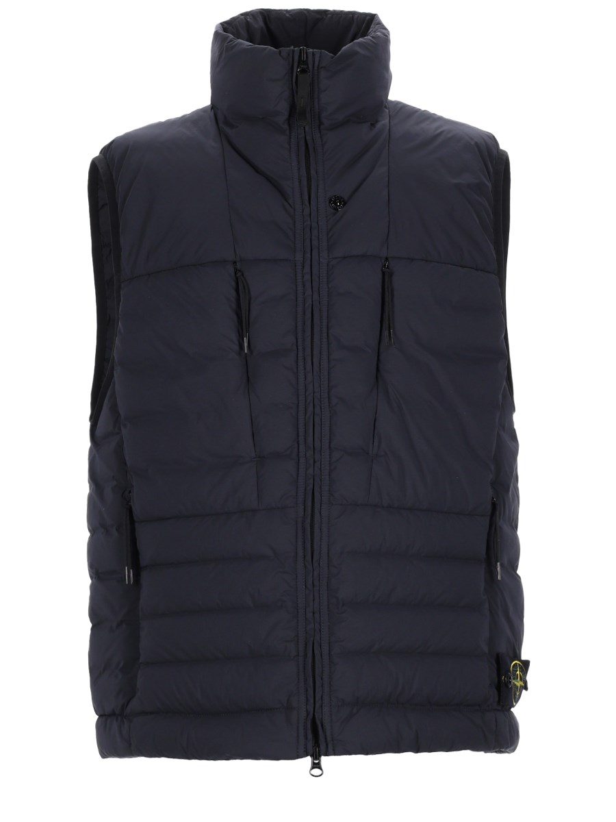GILET IN PIUMA SEAMLESS TUNNEL IN NYLON