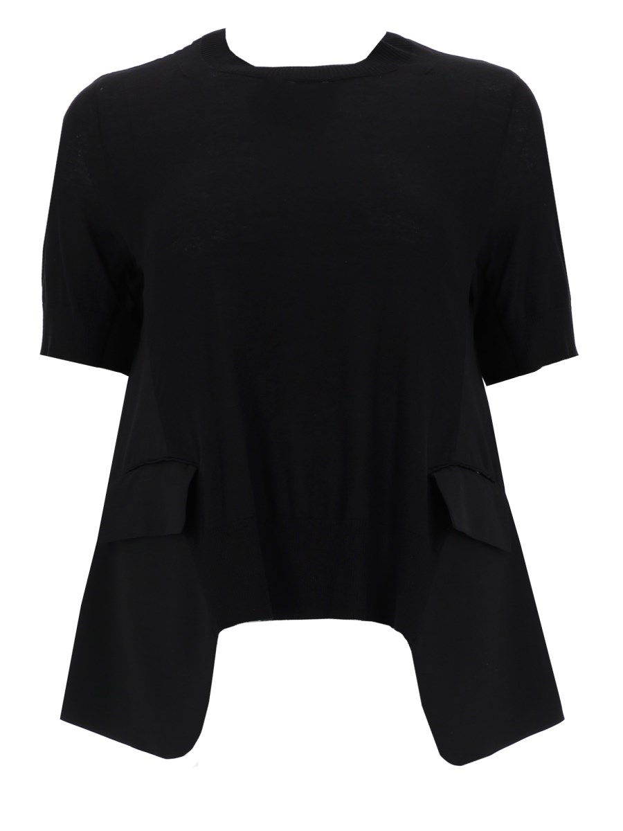 MAGLIA IN LANA E COTONE