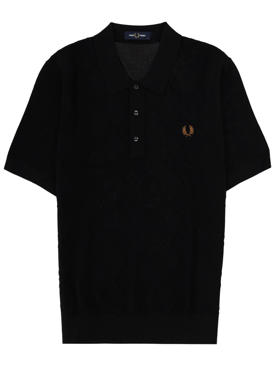 POLO IN MAGLIA CON LOGO