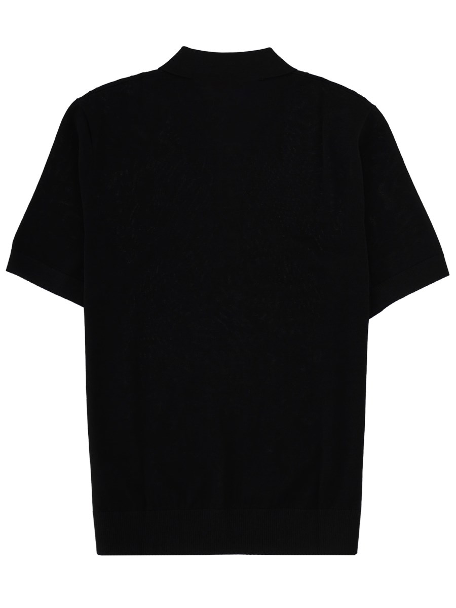 POLO IN MAGLIA CON LOGO