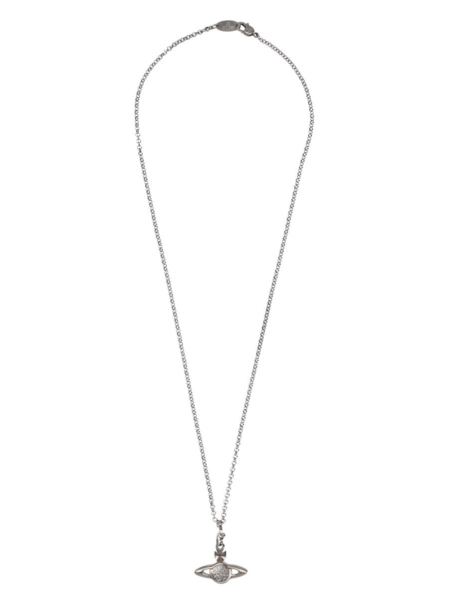 COLLANA CON CIONDOLO ORB MINI BAS RELIEF 