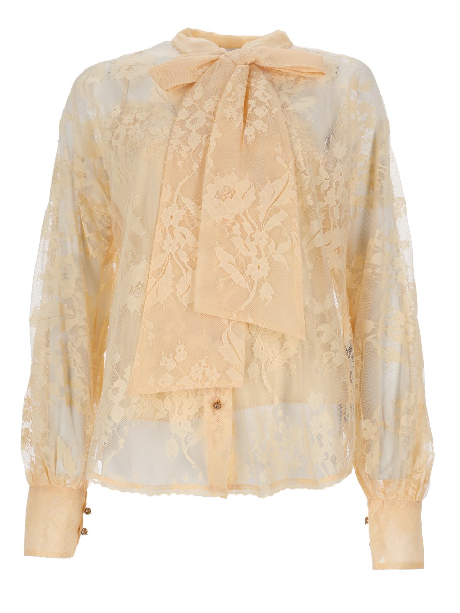 Blusa in Pizzo con Lavallière Valiant