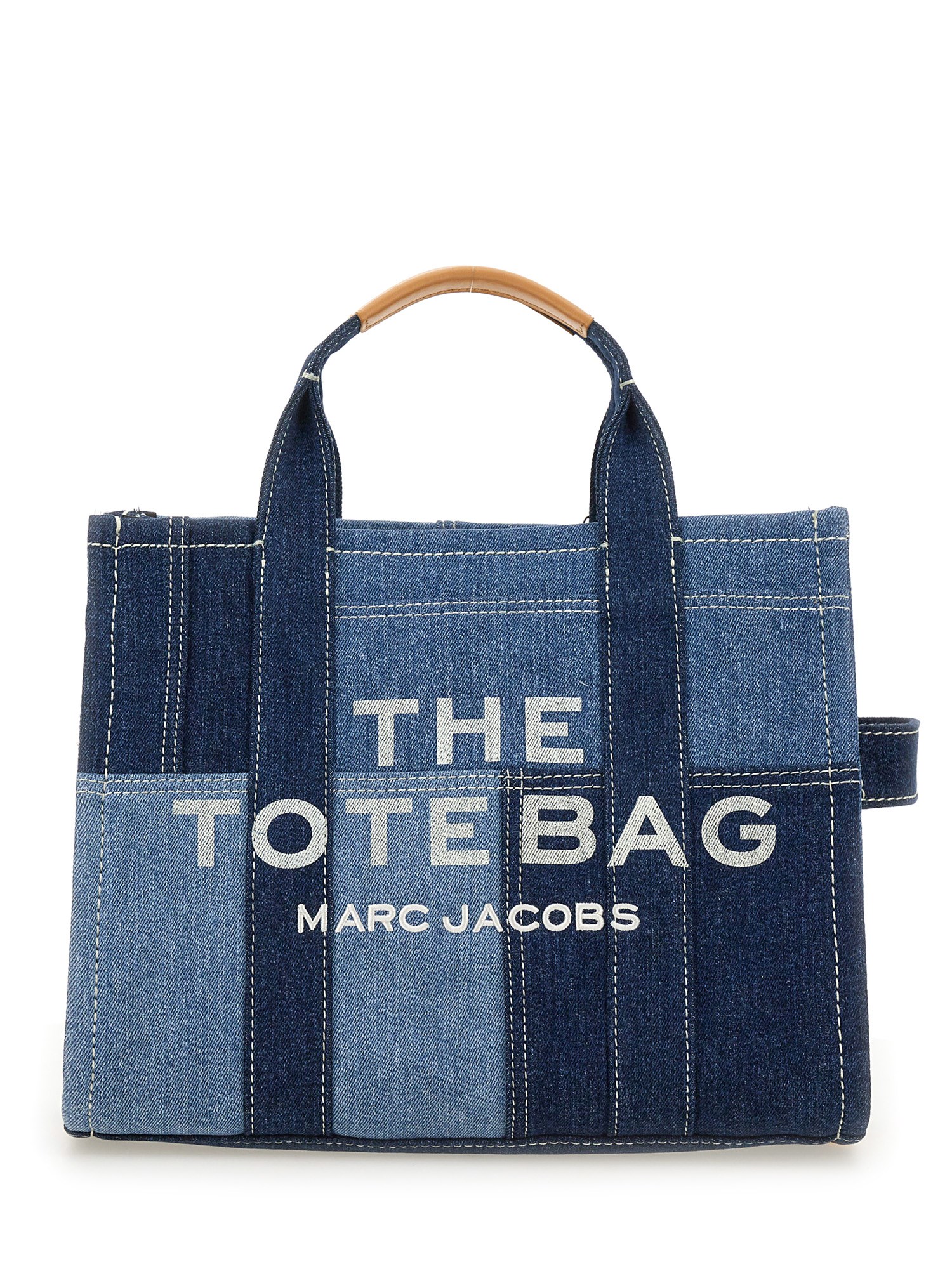 marc jacobs borsa "the tote" medium in denim