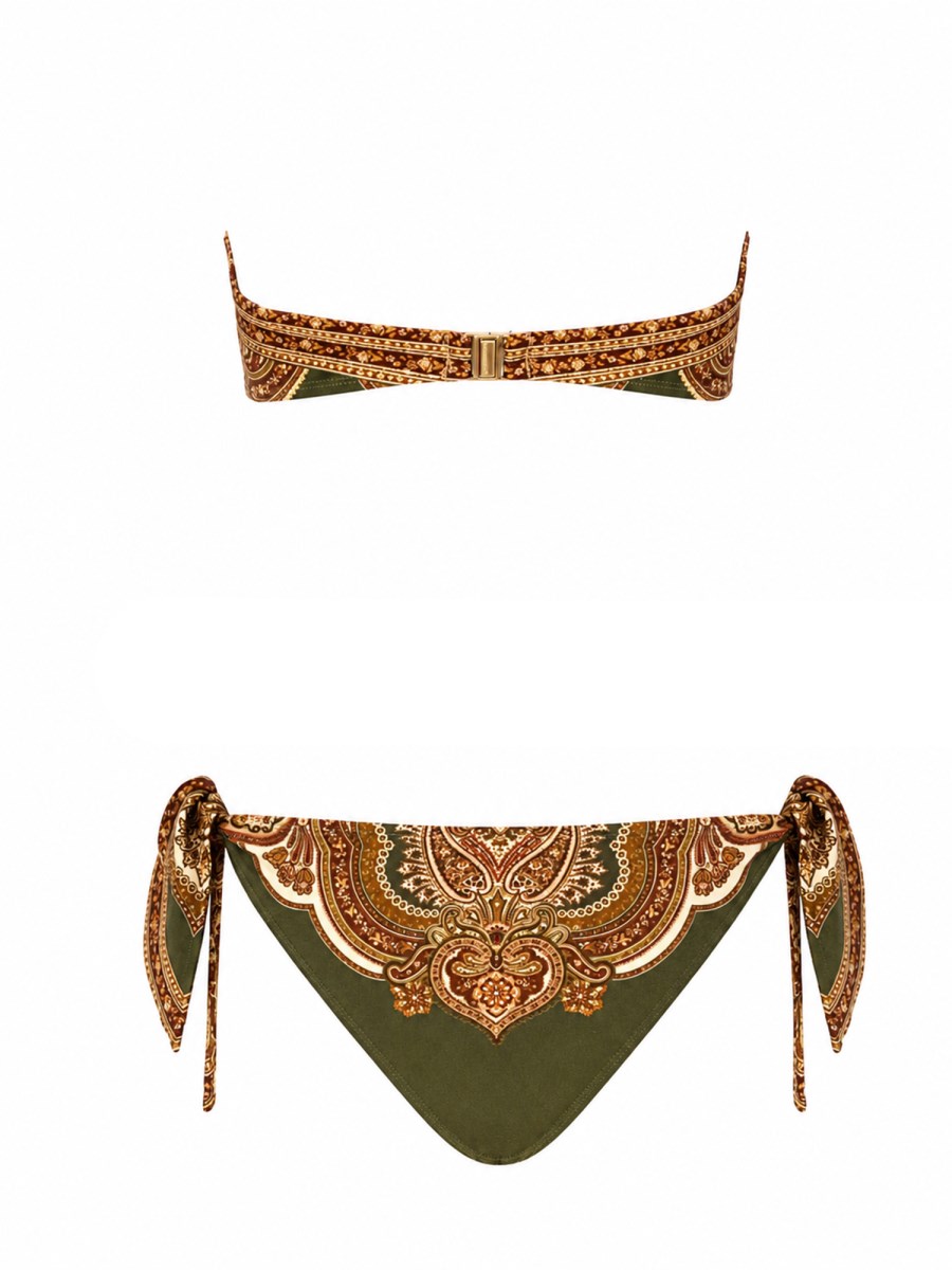 COSTUME INTERO MAHON CON DETTAGLIO FOULARD