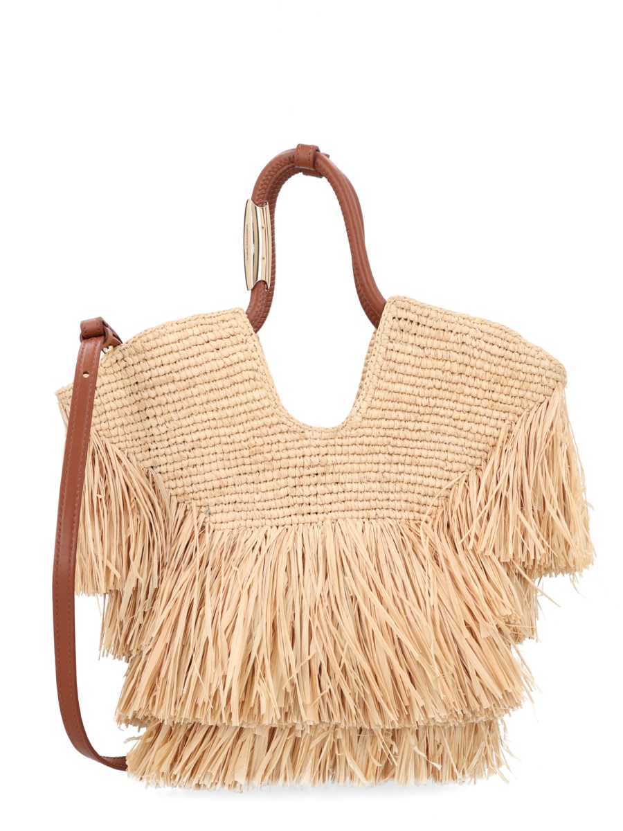 BORSA TOTE GOLDENTIME SMALL CON FRANGE