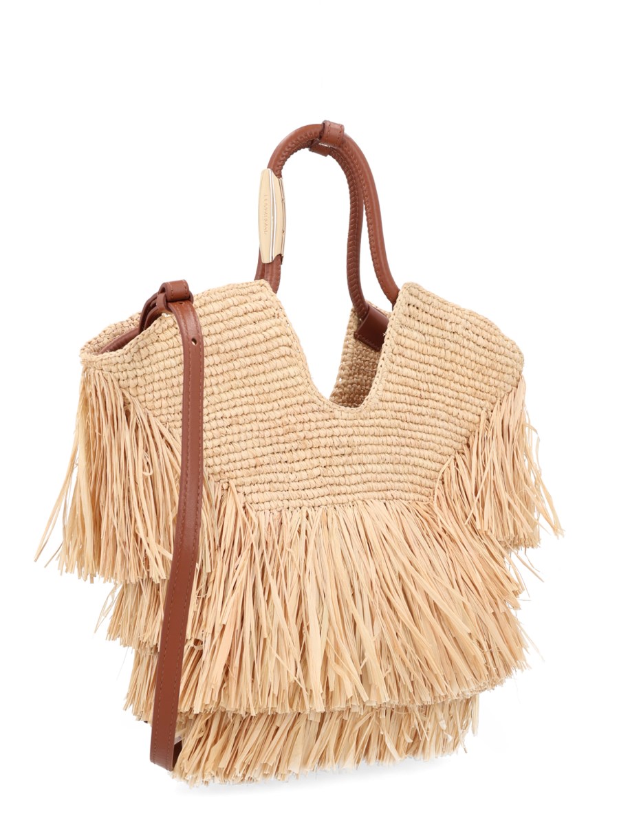 BORSA TOTE GOLDENTIME SMALL CON FRANGE