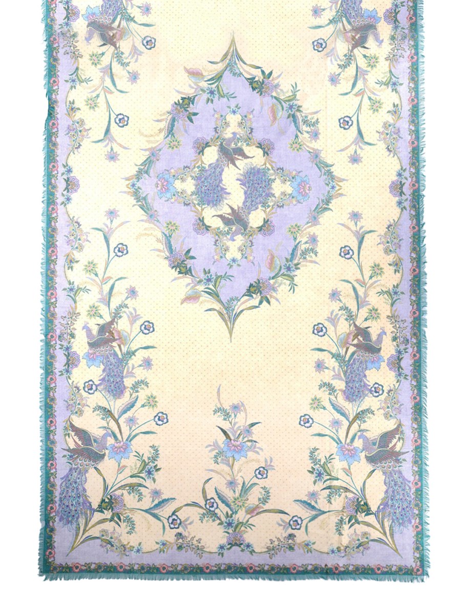 PAREO IN COTONE CON STAMPA