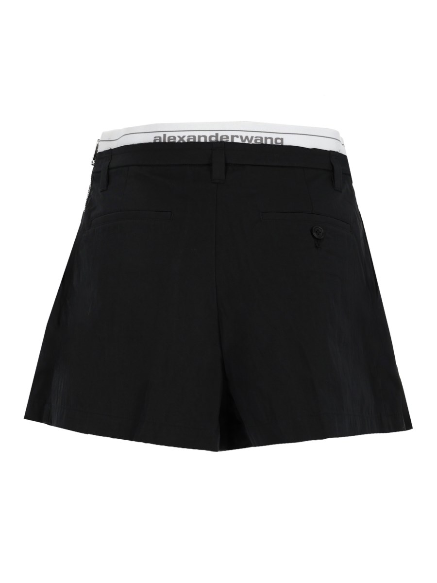 SHORTS CON ELASTICO LOGATO