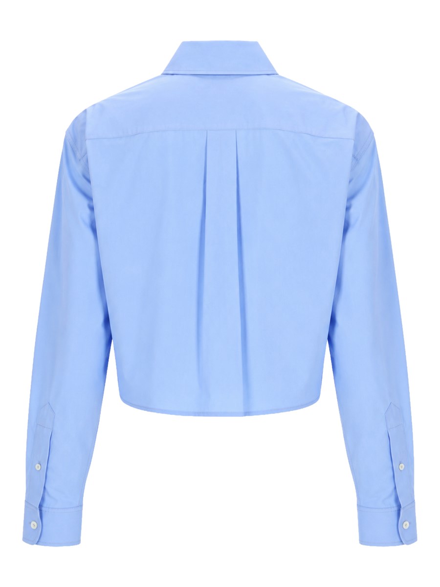 CAMICIA CROP CON LOGO