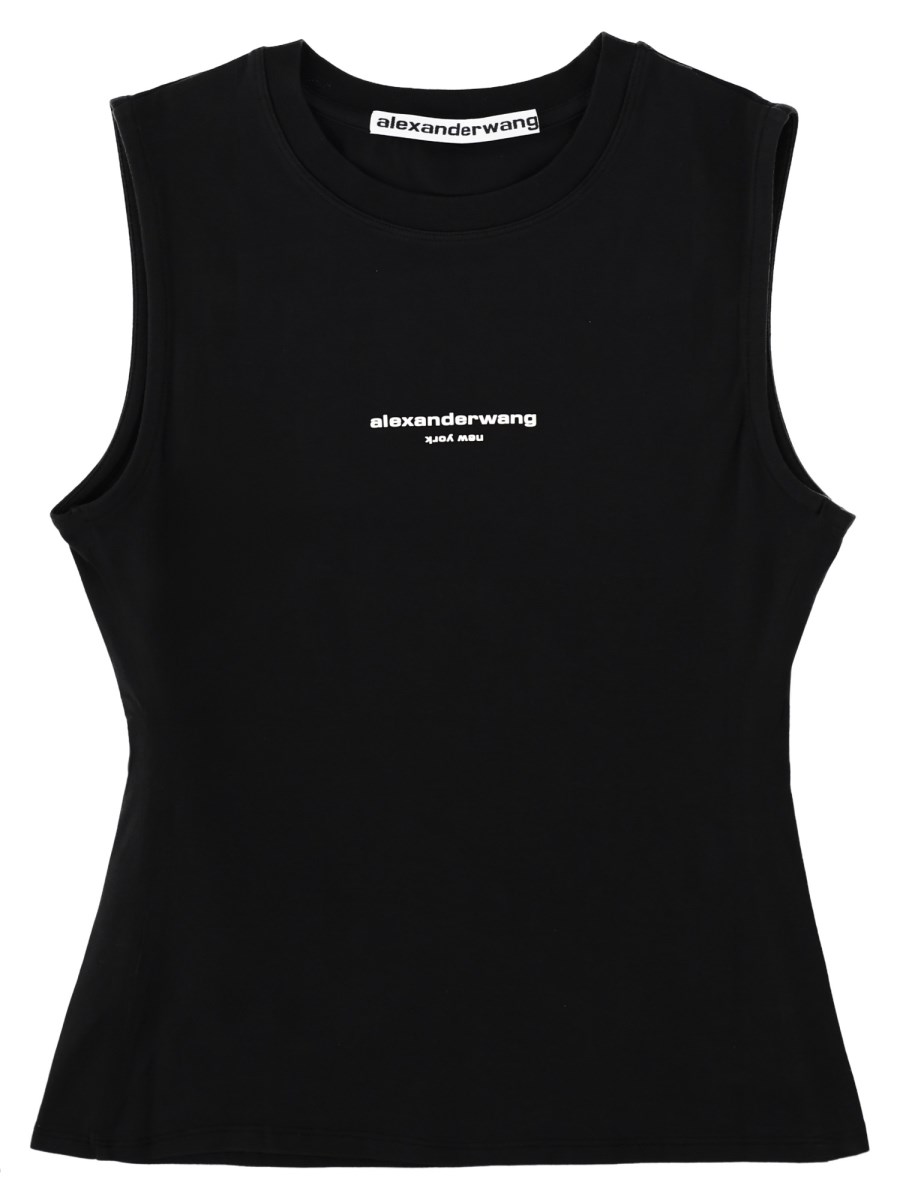 TANK TOP IN COTONE STRETCH