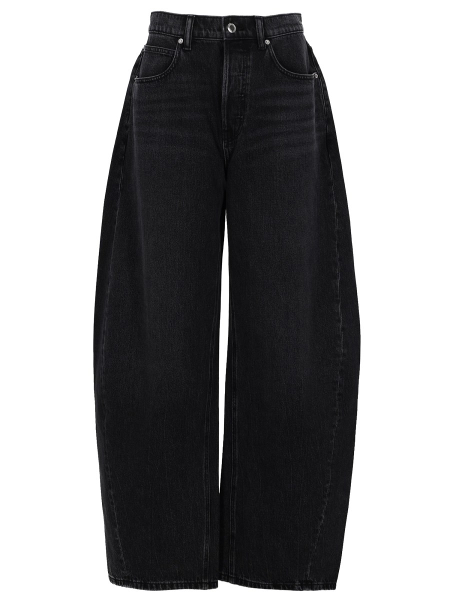 JEANS BLOW UP CON LOGO IN STRASS