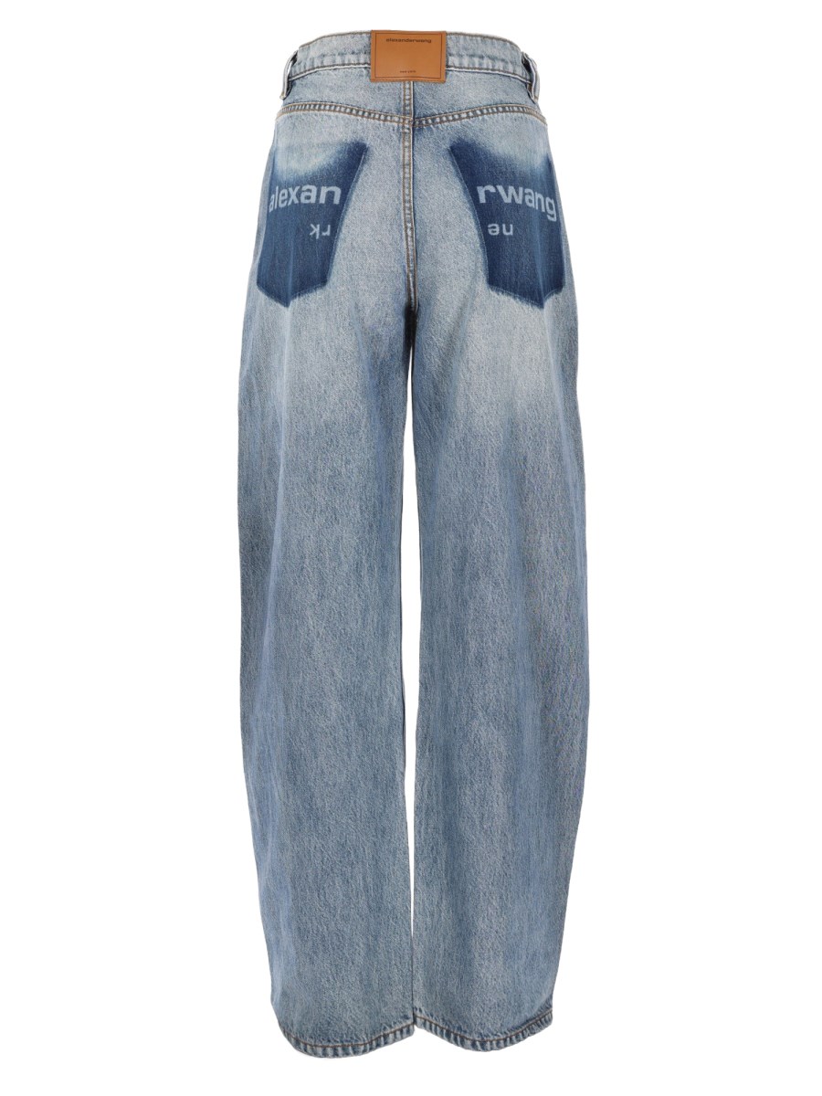 Jeans Float Con Tasca A Scomparsa