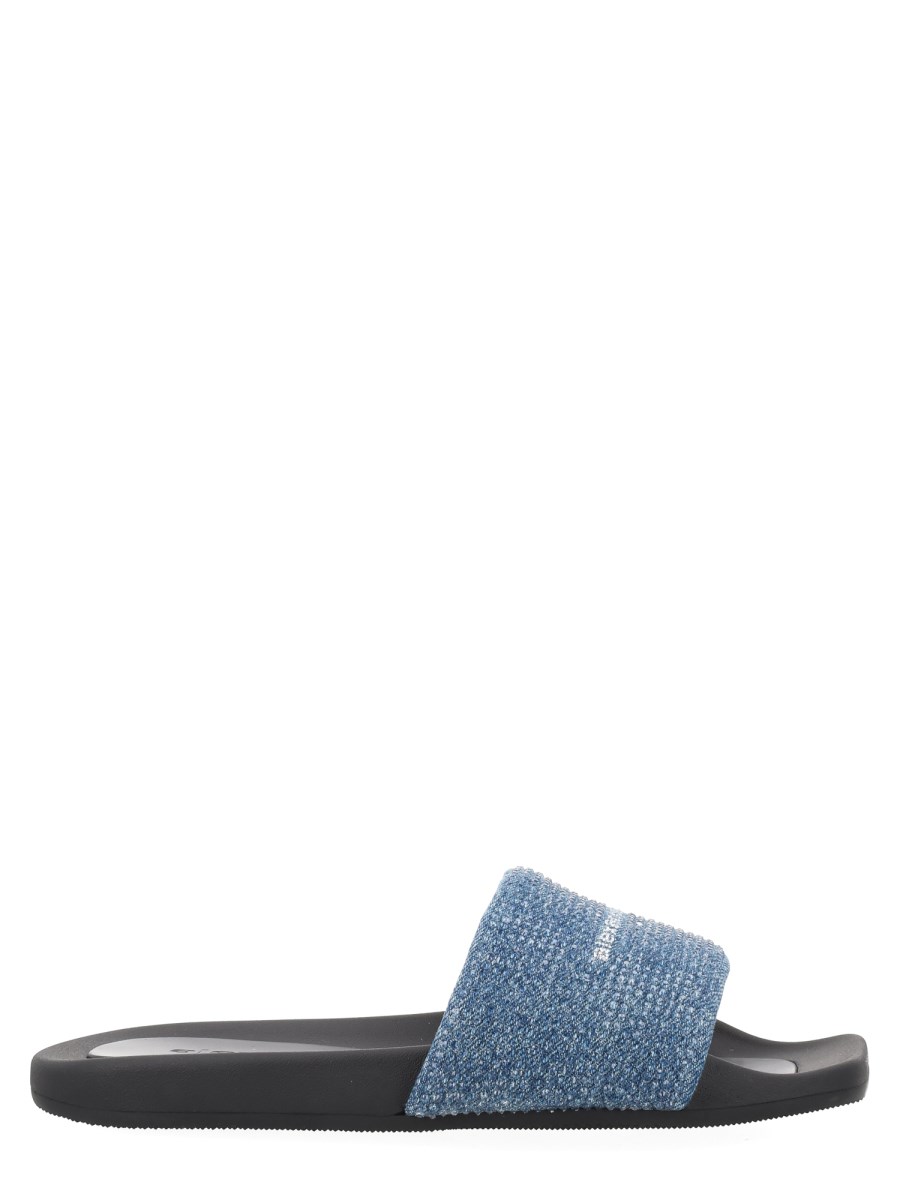 SANDALO SLIDE IN DENIM