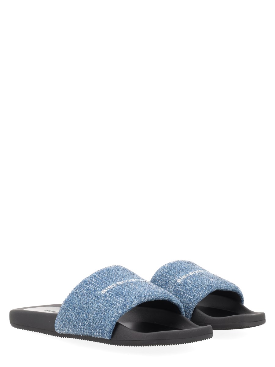 SANDALO SLIDE IN DENIM
