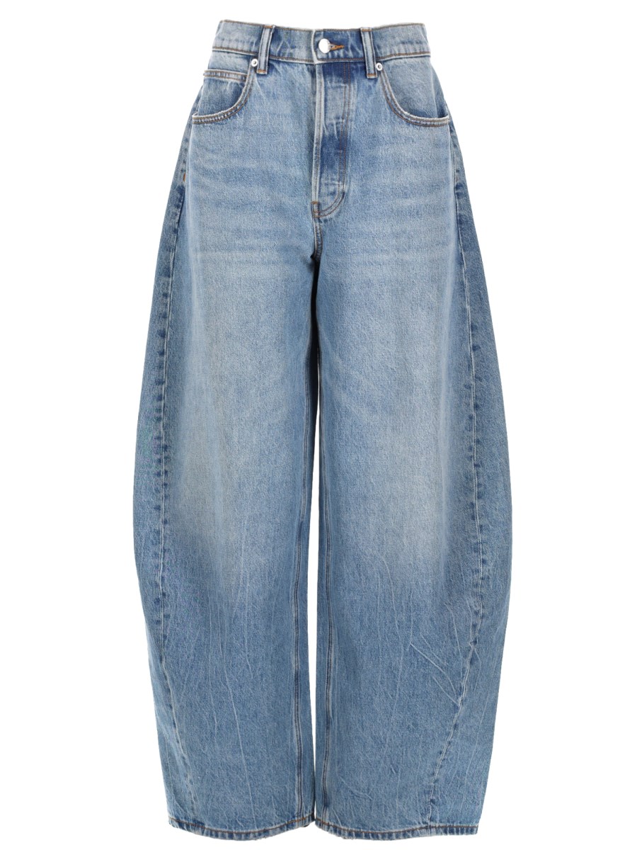 JEANS BLOW UP CON LOGO IN STRASS