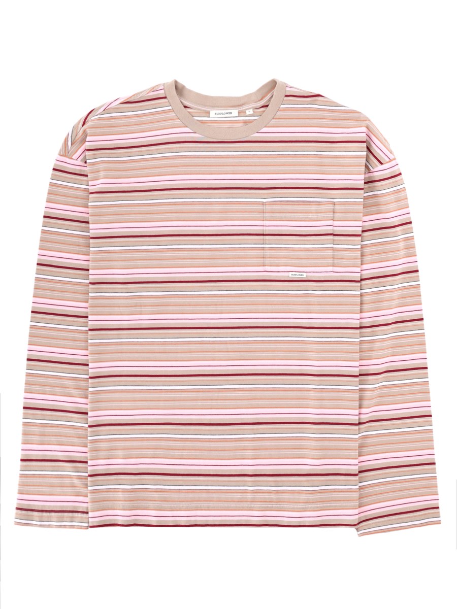 T-SHIRT A MANICA LUNGA IN COTONE