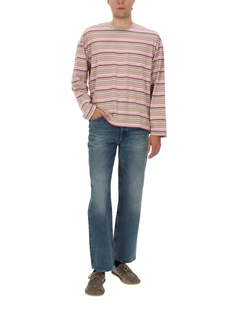 T-SHIRT A MANICA LUNGA IN COTONE
