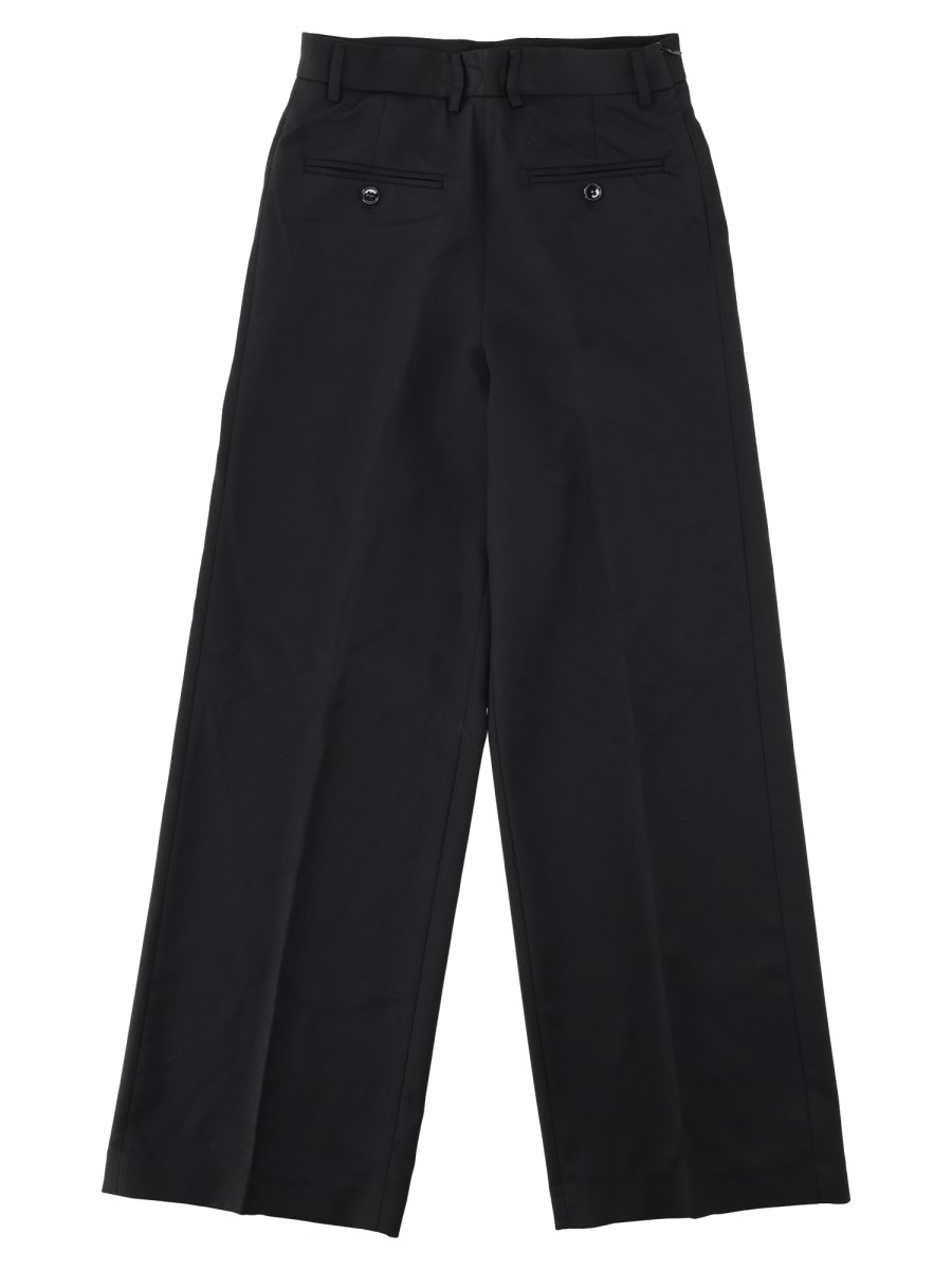 PANTALONI DALLA LINEA DRITTA E AMPIA