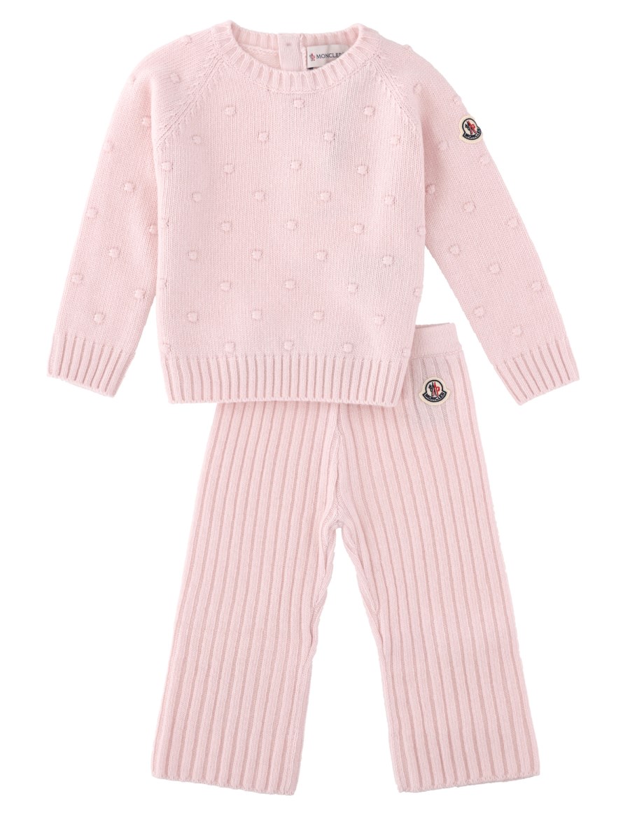 Set maglione e pantalone in misto lana e cashmere