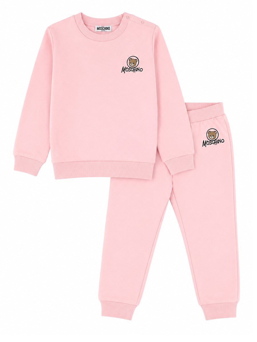 Set felpa giricollo e pantalone da jogger con logo