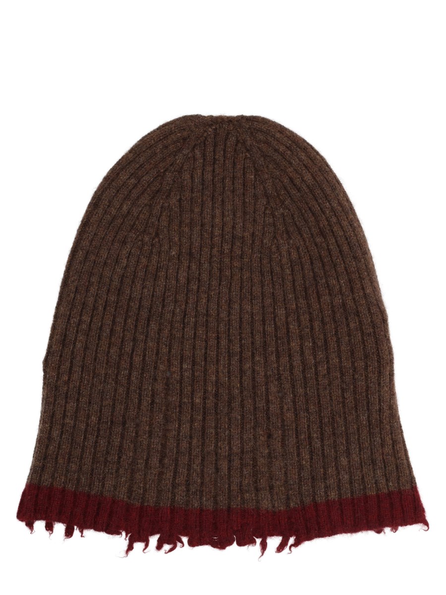 Berretto in Cashmere a Coste
