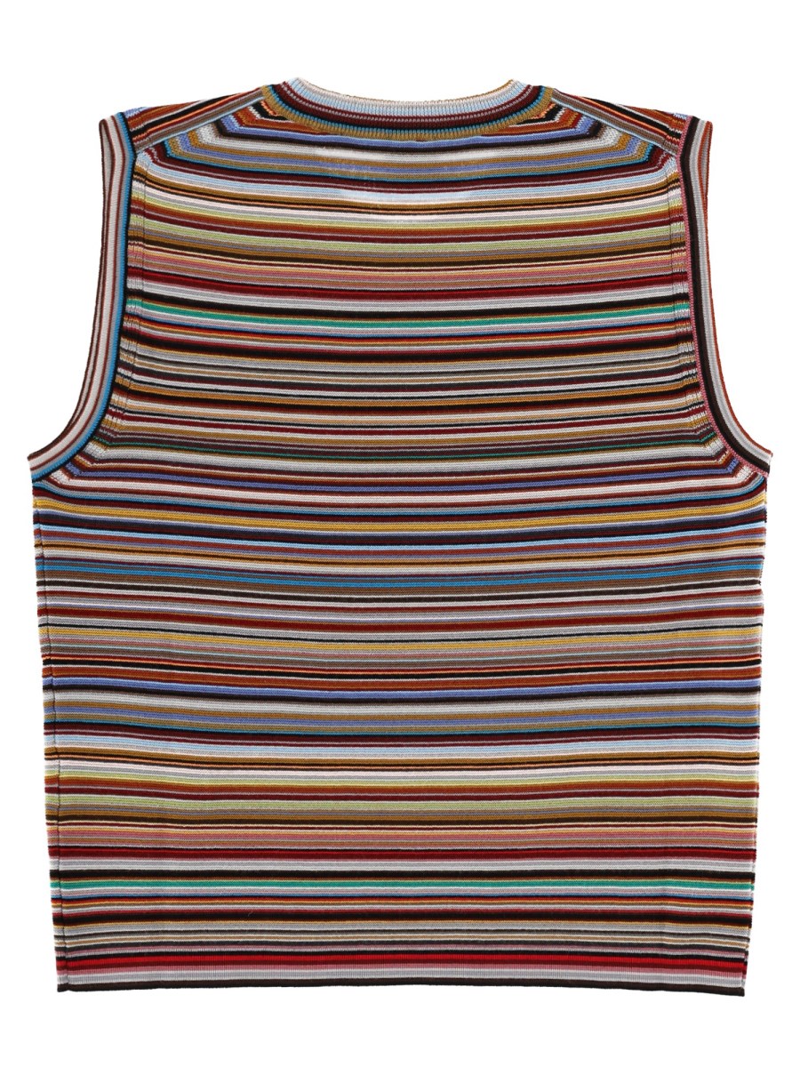 MAGLIA SMANICATA SIGNATURE STRIPE