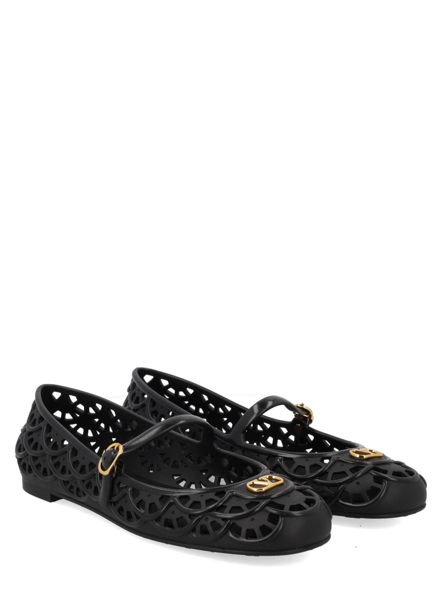 Ballerina Ondette con Motivo Scallops