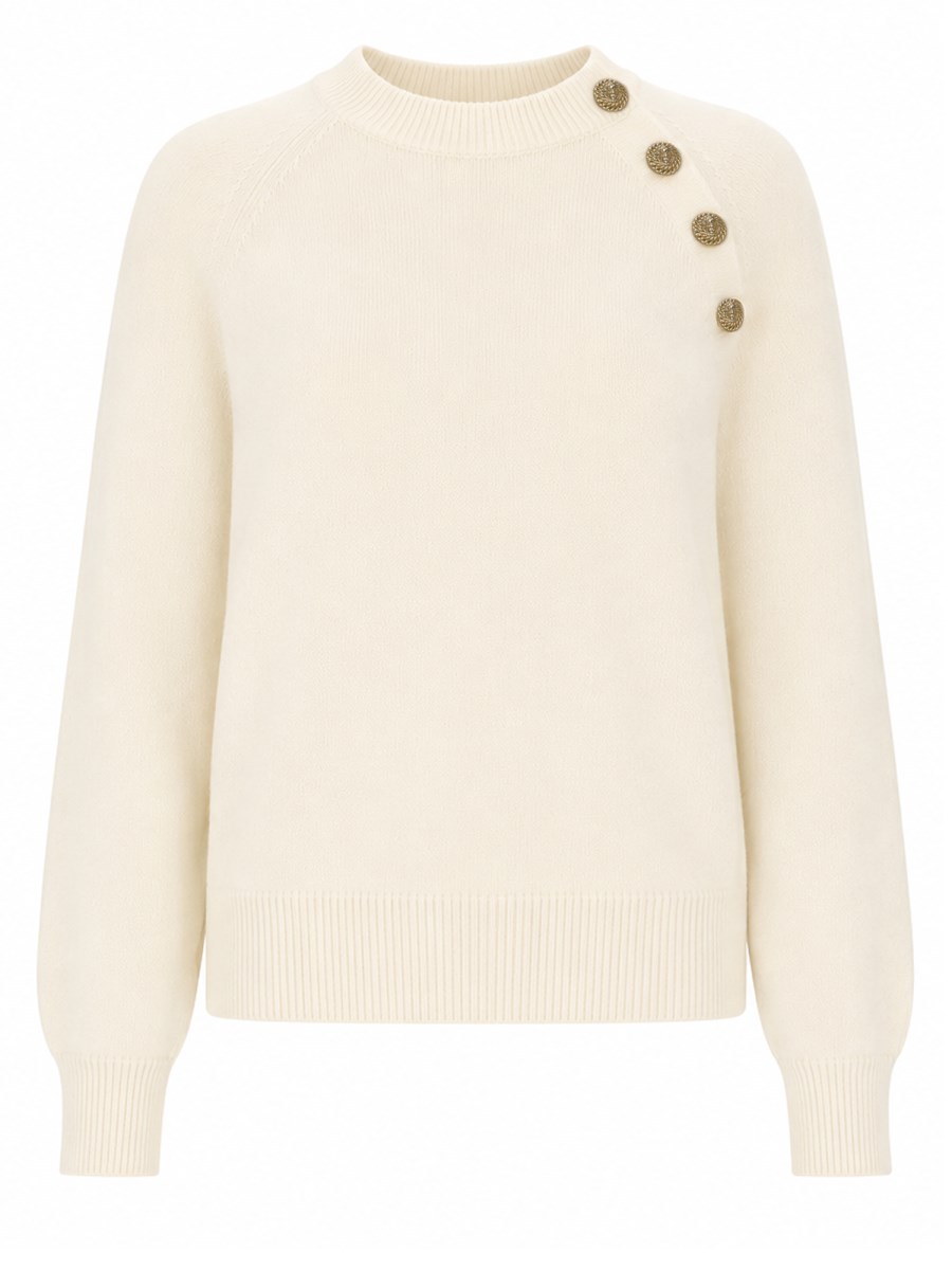MAGLIA CON BOTTONI GIOIELLO