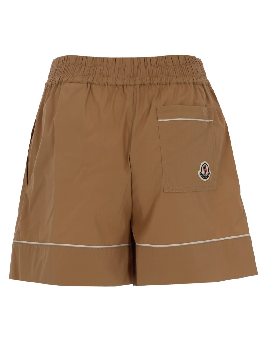 SHORTS A VITA ALTA IN MISTO COTONE